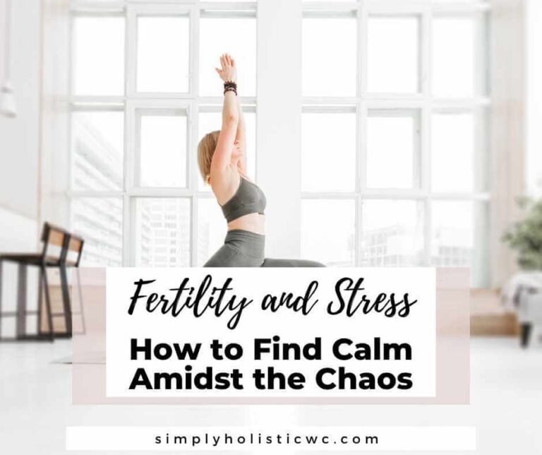 Fertility and Stress: How to Find Calm Amidst the Chaos