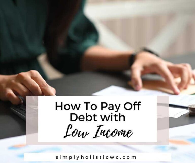 How To Pay Off Debt with Low Income