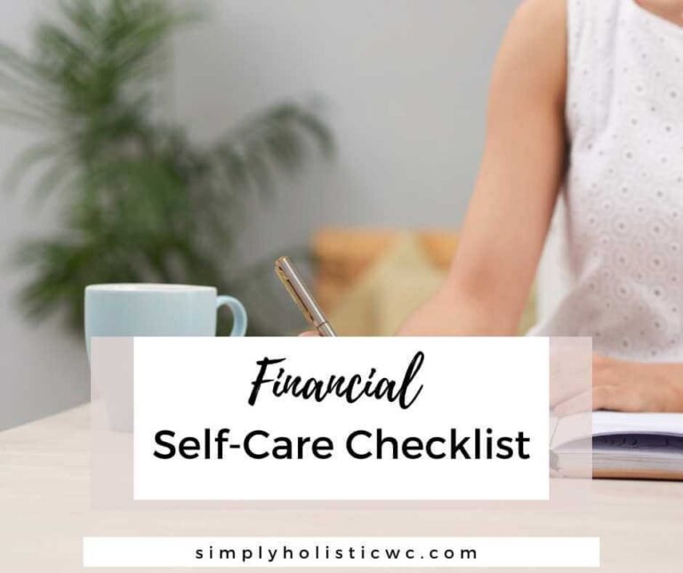 Financial Self-Care Checklist