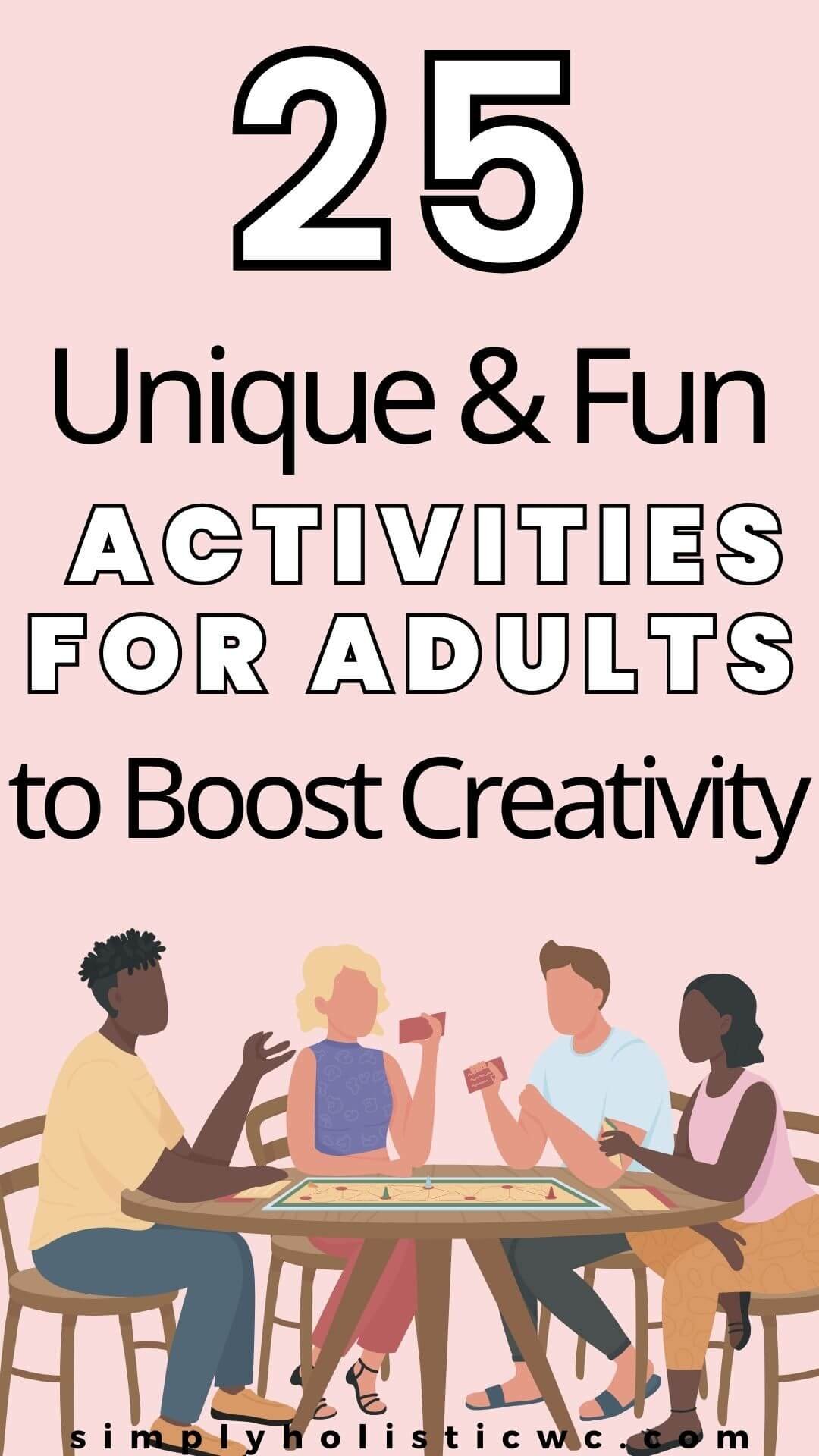 Play activities for adults