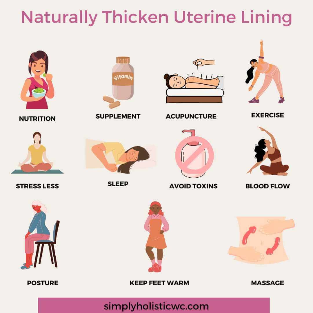 How to thicken uterine lining